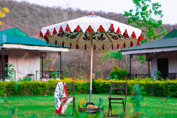 What is the best colour for a Garden parasol?