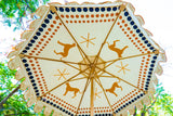 Pinewood parasol frame