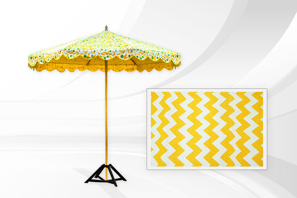 Yellow beautiful parasol